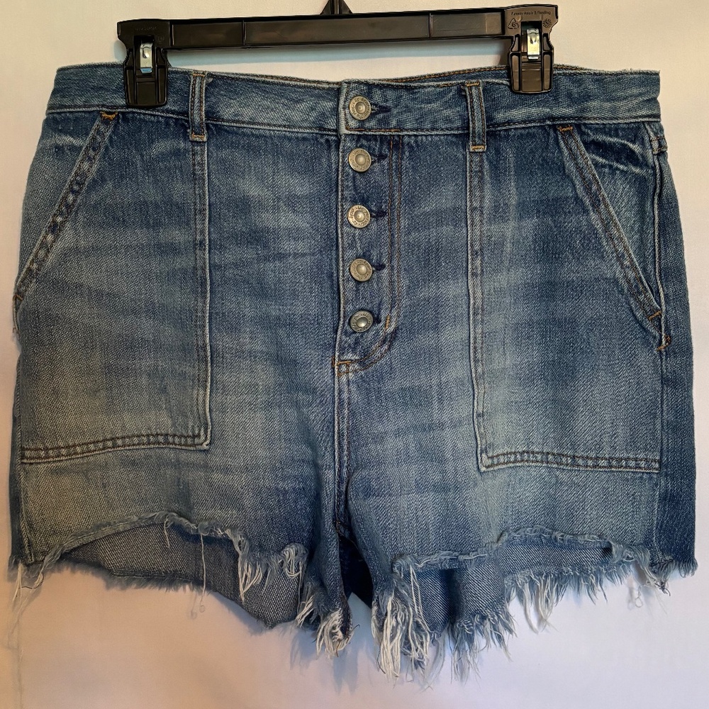 Free People denim shorts